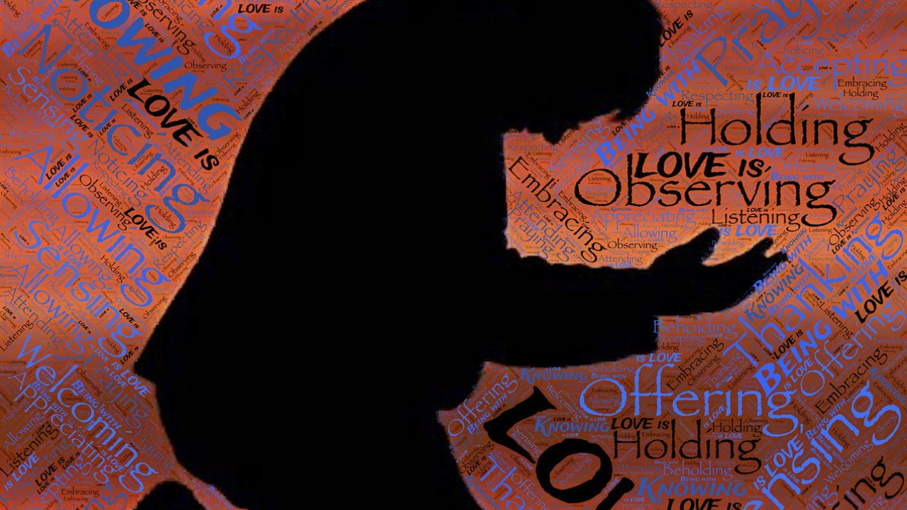 Finding Peace & Letting Go Kneeling and submitting to higher power